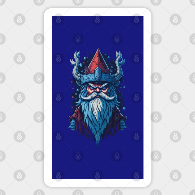 Evil Viking Santa Claus Magnet by jc007